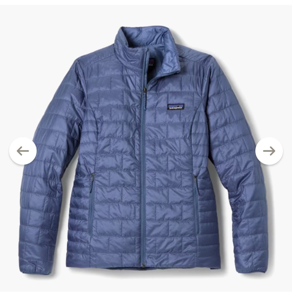 Patagonia Women's Puffer Jacket in Slate Blue